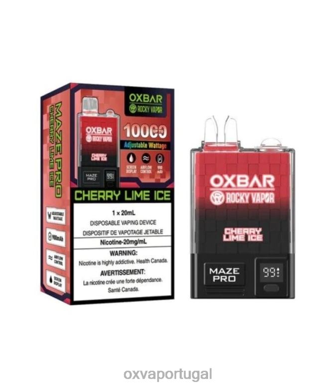 OXVA Official Store | PJX0D28 gelo de limão cereja OXVA OXBAR MAZE PRO 10000