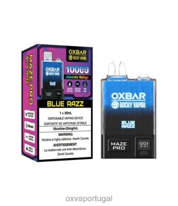 OXVA Vape Price | PJX0D26 razz azul OXVA OXBAR MAZE PRO 10000