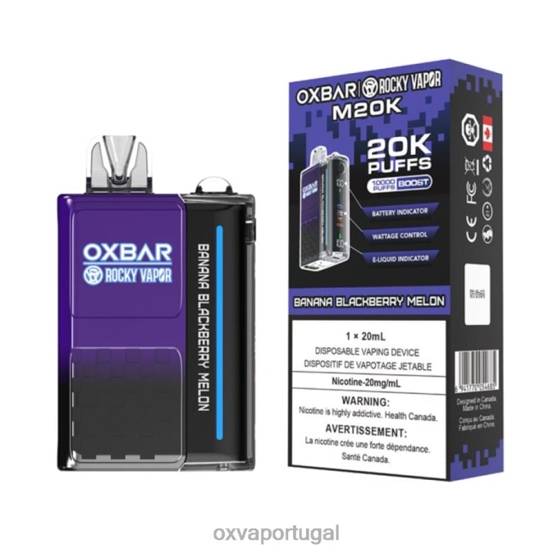 OXVA Portugal | PJX0D1 banana, amora, melão OXVA OXBAR M20K