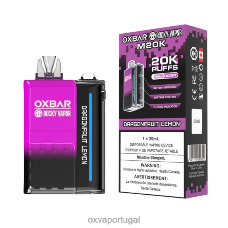 OXVA Vape Review | PJX0D4 limão fruta do dragão OXVA OXBAR M20K