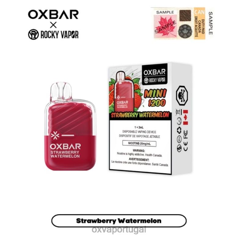 OXVA Official Store | PJX0D18 melancia morango OXVA OXBAR MINI 1200