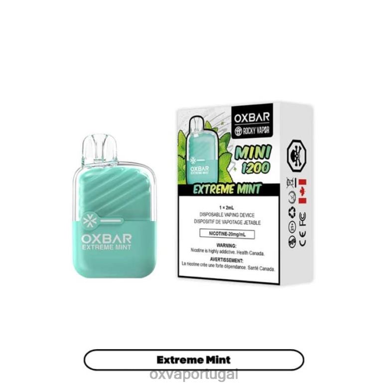 OXVA Official Store | PJX0D8 hortelã extrema OXVA OXBAR MINI 1200