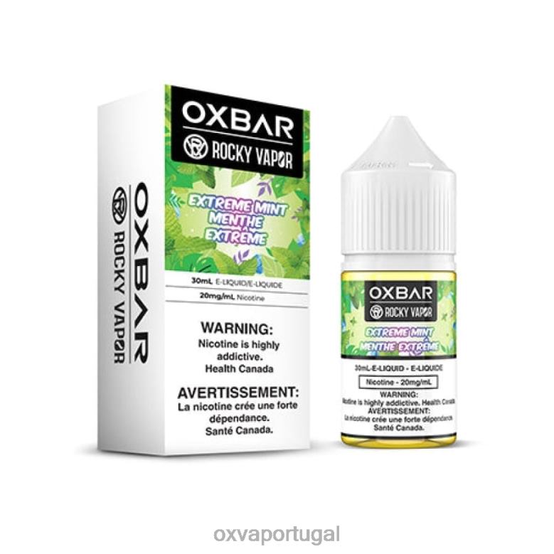 OXVA Official Store | PJX0D48 hortelã extrema OXVA OXBAR 30ml de sal